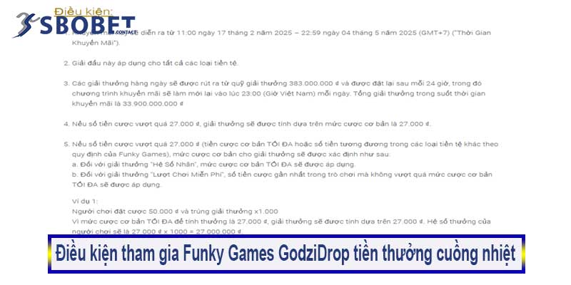 Tham gia Funky Games GodziDrop tiền thưởng cuồng nhiệt
